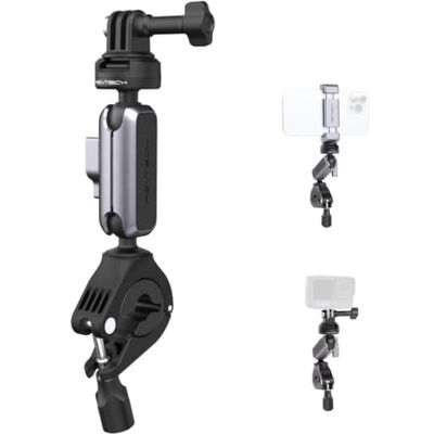 PGYTECH CapLock Supporto Manubrio Moto Bici, Alluminio Morsetto ActionCam Staffa Rotante 360°con Adattatore Filetto 1/4, per GoPro/DJI Osmo/Pocket/Insta360, Sistema di Rilascio Rapido PGYTECH CapLock Supporto Manubrio Moto Bici, Alluminio Morsetto ActionCam Staffa Rotante 360°con Adattatore Filetto 1/4, per GoPro/DJI Osmo/Pocket/Insta360, Sistema di Rilascio Rapido