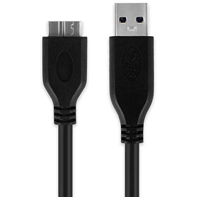 CELLONIC 1x USB A Cavo dati compatibile con Panasonic HC-X1, Lumix DC-G9 3.0, 1m, PVC, nero per Panasonic HC-X1, Lumix DC-G9, HC-X1000, Lumix DC-TZ96D per Fuji X-T2, FujiFilm X-H1, Fujifilm GFX 50S CELLONIC 1x USB A Cavo dati compatibile con Panasonic HC-X1, Lumix DC-G9 3.0, 1m, PVC, nero per Panasonic HC-X1, Lumix DC-G9, HC-X1000, Lumix DC-TZ96D per Fuji X-T2, FujiFilm X-H1, Fujifilm GFX 50S
