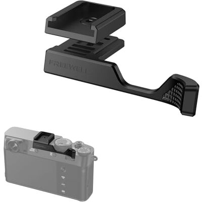 FREEWELL Impugnatura per pollice per Fuji X100VI con attacco Cold Shoe (nero) FREEWELL Impugnatura per pollice per Fuji X100VI con attacco Cold Shoe (nero)