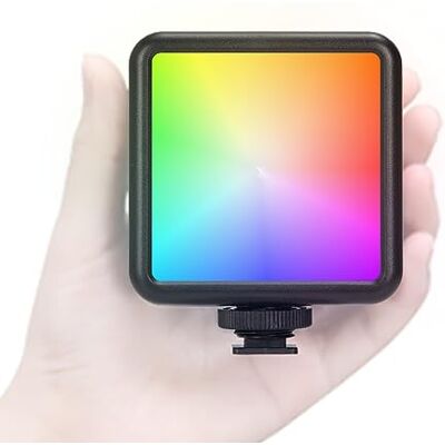 TARION Luce Video RGB per Fotocamera: Illuminazione Vlog LED a Colori Dimmerabile 2500-7000K, 1800mAh Ricaricabile per DSLR e Gopro RPL-01 TARION Luce Video RGB per Fotocamera: Illuminazione Vlog LED a Colori Dimmerabile 2500-7000K, 1800mAh Ricaricabile per DSLR e Gopro RPL-01