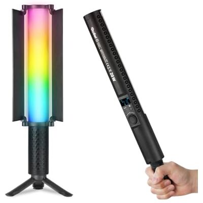 Rollei Spada Led Fotografia, Lumis Glow 20 W RGB Tubo Fotografico per Video 360° 1800~9000K e 20 Effetti, Lampada Foto per Lightpainting Portatile, Spada-Led-Fotografia-Tubo-Video Rollei Spada Led Fotografia, Lumis Glow 20 W RGB Tubo Fotografico per Video 360° 1800~9000K e 20 Effetti, Lampada Foto per Lightpainting Portatile, Spada-Led-Fotografia-Tubo-Video