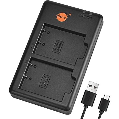 DSTE BC-W126 Dual Quick Caricatore Compatibile per Fujifilm NP-W126 Batteria DSTE BC-W126 Dual Quick Caricatore Compatibile per Fujifilm NP-W126 Batteria