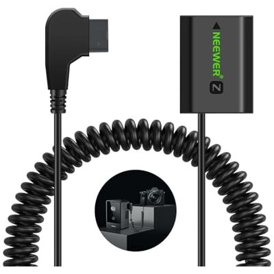 NEEWER Batteria Fittizia NP-FZ100 a D Tap con Cavo per V Mount Battery Alimentazione Continua Stabile, Compatibile con Sony ZV-E1 A1 A7III A7IV A7C A7RIV A7SIII A9 A6600 A6700 FX3 FX30, VP-FZ100 NEEWER Batteria Fittizia NP-FZ100 a D Tap con Cavo per V Mount Battery Alimentazione Continua Stabile, Compatibile con Sony ZV-E1 A1 A7III A7IV A7C A7RIV A7SIII A9 A6600 A6700 FX3 FX30, VP-FZ100