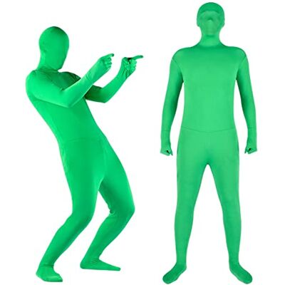 VBESTLIFE Tuta con Schermo Verde, Tuta Intera Unisex per Il Corpo Intero con Design Diviso per Film Fotografici(160 cm) VBESTLIFE Tuta con Schermo Verde, Tuta Intera Unisex per Il Corpo Intero con Design Diviso per Film Fotografici(160 cm)