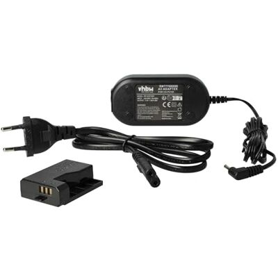 vhbw alimentatore compatibile con Canon EOS 1300D camera + accoppiatore DC (sostituisce DR-E10) 2m vhbw alimentatore compatibile con Canon EOS 1300D camera + accoppiatore DC (sostituisce DR-E10) 2m