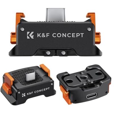 K&F CONCEPT Adattatore Base di Ricarica Alluminio Per DJI Osmo Pocket 3 Ricarica Type-C Da Scrivania, Standard Arca-Swiss, Foro Vite 1/4 Pollice E Supporto Pieghevole -PP20 K&F CONCEPT Adattatore Base di Ricarica Alluminio Per DJI Osmo Pocket 3 Ricarica Type-C Da Scrivania, Standard Arca-Swiss, Foro Vite 1/4 Pollice E Supporto Pieghevole -PP20