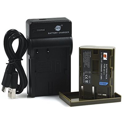 DSTE Batteria agli ioni di litio BP-511 e caricatore micro USB compatibile con Canon BP-511 BP-511A DSTE Batteria agli ioni di litio BP-511 e caricatore micro USB compatibile con Canon BP-511 BP-511A