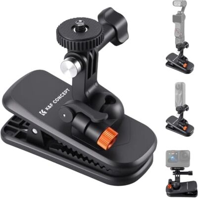 K&F CONCEPT Supporto Pinza Magnetica da Zaino, Rótula a 360° Compatibile con DJI Osmo Action 6/3/4/5 Pro, GoPro Hero 13-9 Nero, Insta360 X6/X5/X4/X3 Supporto per Action Camera,PP17 K&F CONCEPT Supporto Pinza Magnetica da Zaino, Rótula a 360° Compatibile con DJI Osmo Action 6/3/4/5 Pro, GoPro Hero 13-9 Nero, Insta360 X6/X5/X4/X3 Supporto per Action Camera,PP17