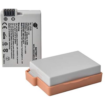 DSTE LP-E8 Batteria di ricambio (2 pacchetti) Compatibile per Canon EOS 550D 600D 650D 700D Kiss X4 Kiss X5 Kiss X6i Kiss X7i DSTE LP-E8 Batteria di ricambio (2 pacchetti) Compatibile per Canon EOS 550D 600D 650D 700D Kiss X4 Kiss X5 Kiss X6i Kiss X7i