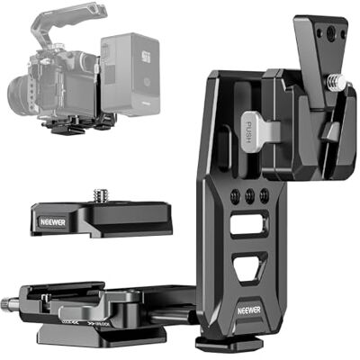 NEEWER Piastra per Batteria V Mount con Guide NATO, Base Tipo Arca per RS4 Pro RS3 Pro Gimbal, Rig Video Modulare per Fotocamera DSLR Compatibile con SmallRig V Lock Battery Gabbia Fotocamera, PS016 NEEWER Piastra per Batteria V Mount con Guide NATO, Base Tipo Arca per RS4 Pro RS3 Pro Gimbal, Rig Video Modulare per Fotocamera DSLR Compatibile con SmallRig V Lock Battery Gabbia Fotocamera, PS016