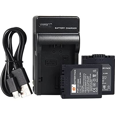 DSTE CGR-S006E Li-Ion Batteria (2-Pacco) e Caricabatterie USB Compatibile per Panasonic CGR-S006, CGR-S006A1B, CGA-S006, DMW-BMA7 DSTE CGR-S006E Li-Ion Batteria (2-Pacco) e Caricabatterie USB Compatibile per Panasonic CGR-S006, CGR-S006A1B, CGA-S006, DMW-BMA7