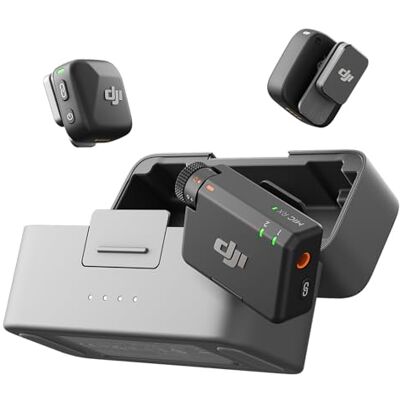 DJI Mic Mini (2 TX + 1 RX + Custodia ricarica), leggero, audio alta qualità 48 ore di utilizzo, cancellazione rumore, microfono senza fili per fotocamere/iPhone/Android, vlog, dirette streaming DJI Mic Mini (2 TX + 1 RX + Custodia ricarica), leggero, audio alta qualità 48 ore di utilizzo, cancellazione rumore, microfono senza fili per fotocamere/iPhone/Android, vlog, dirette streaming