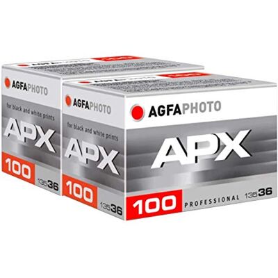 AgfaPhoto APX 100 135-36 Confezione da 2 pezzi AG6A1360-2 AgfaPhoto APX 100 135-36 Confezione da 2 pezzi AG6A1360-2