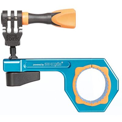 iSHOXS BullBar 3D 34, adatto per GoPro con sistema di sfere 3D in alluminio 6061 ad alta resistenza, campo di fissaggio da 30 a 34 mm iSHOXS BullBar 3D 34, adatto per GoPro con sistema di sfere 3D in alluminio 6061 ad alta resistenza, campo di fissaggio da 30 a 34 mm