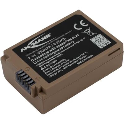 Ansmann batteria cam., ricambio A‑Nik EN‑EL25, 7,4 V, USB‑C Pacco batteria con energia affidabile, alta capacità e lunga durata, per fotocamere compatibili con Nikon EN‑EL 25 Ansmann batteria cam., ricambio A‑Nik EN‑EL25, 7,4 V, USB‑C Pacco batteria con energia affidabile, alta capacità e lunga durata, per fotocamere compatibili con Nikon EN‑EL 25