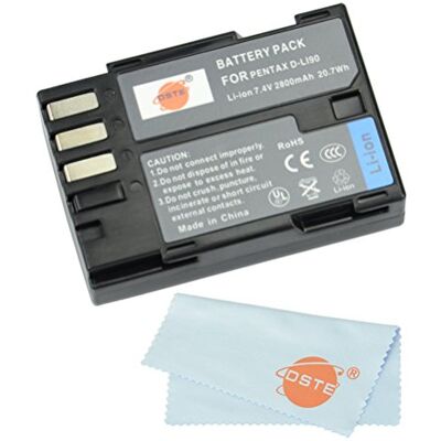DSTE Ricambio Batteria per Pentax D-LI90 K-01 K-3 K-3II K-5 K-52K-5II K-5IIs K-7 K-7D645D 645Z DSTE Ricambio Batteria per Pentax D-LI90 K-01 K-3 K-3II K-5 K-52K-5II K-5IIs K-7 K-7D645D 645Z