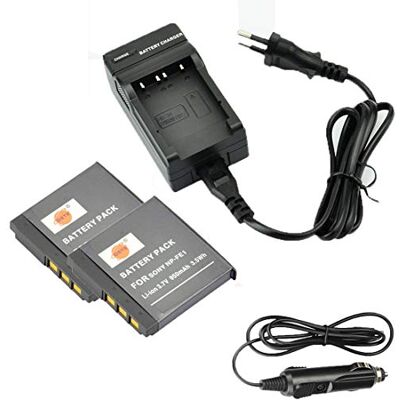 DSTE 2-pacco NP-FE1 Batteria + Caricabatteria per Sony DSC-T7 DSC-P2 DSC-P3 DSC-P5 DSC-P7 DSC-P10 DSTE 2-pacco NP-FE1 Batteria + Caricabatteria per Sony DSC-T7 DSC-P2 DSC-P3 DSC-P5 DSC-P7 DSC-P10