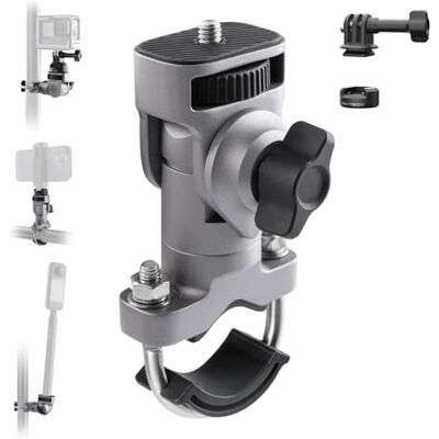 PGYTECH CapLock Supporto Bullone a U, Alluminio Staffa Manubrio Moto Bici, Morsetto per Action Camera con Adattatore 1/4, per GoPro/DJI Osmo/Pocket/Insta360 Vlog Accessori, Sistema di Rilascio Rapido PGYTECH CapLock Supporto Bullone a U, Alluminio Staffa Manubrio Moto Bici, Morsetto per Action Camera con Adattatore 1/4, per GoPro/DJI Osmo/Pocket/Insta360 Vlog Accessori, Sistema di Rilascio Rapido