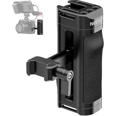 NEEWER Side Handle NATO Leggera, Impugnatura Rig per Camera Cage e Grip in Silicone Sagomata, Morsetto NATO Filetti 1/4" ColdShoe, Regolazione Verticale, Compatibile con SmallRig Gabbia, CA068H NEEWER Side Handle NATO Leggera, Impugnatura Rig per Camera Cage e Grip in Silicone Sagomata, Morsetto NATO Filetti 1/4" ColdShoe, Regolazione Verticale, Compatibile con SmallRig Gabbia, CA068H