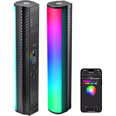 NEEWER TL21C RGB Light Wand con Controllo App Magnetico Handheld Light Stick, 2500K-8500K Dimmerabile, CRI95+, Colore Pieno LED Tube Bar, 2550mAh Batteria, 17 Light Scenes NEEWER TL21C RGB Light Wand con Controllo App Magnetico Handheld Light Stick, 2500K-8500K Dimmerabile, CRI95+, Colore Pieno LED Tube Bar, 2550mAh Batteria, 17 Light Scenes