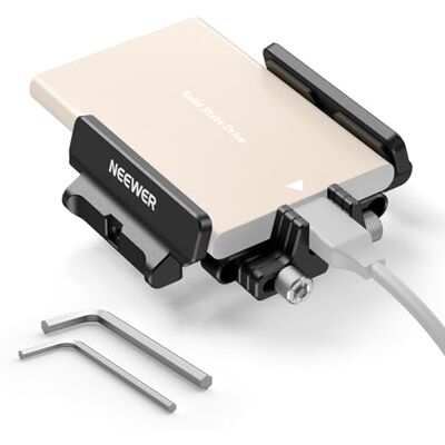 NEEWER Supporto Staffa SSD Supporto con Cold Shoe Cable Morsa, UA035 NEEWER Supporto Staffa SSD Supporto con Cold Shoe Cable Morsa, UA035