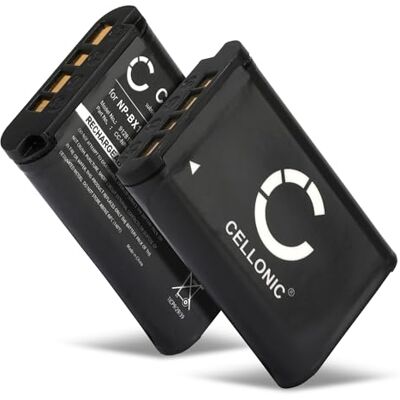 CELLONIC 2x Batteria compatibile con Sony Cyber-shot DSC-H400, ZV-1, NP-BX1 CELLONIC 2x Batteria compatibile con Sony Cyber-shot DSC-H400, ZV-1, NP-BX1