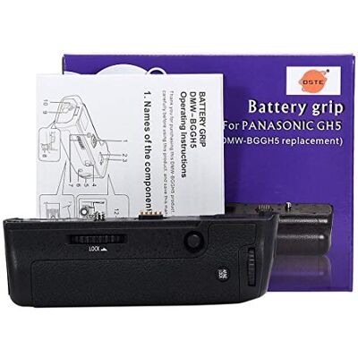 DSTE dmw-bggh5 dmw-bggh5gk verticale battery grip Compatibile per Panasonic Lumix DMC-GH5 GH5 DSTE dmw-bggh5 dmw-bggh5gk verticale battery grip Compatibile per Panasonic Lumix DMC-GH5 GH5