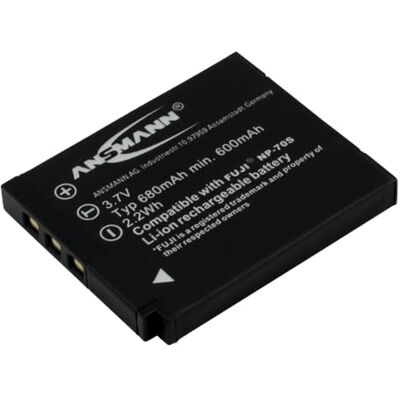 Ansmann batteria cam., compatibile Fujifilm NP‑70S e instax mini 99 Pacco batteria agli ioni di litio di alta qualità con elettronica di protezione integrata per un uso sicuro e prolungato Ansmann batteria cam., compatibile Fujifilm NP‑70S e instax mini 99 Pacco batteria agli ioni di litio di alta qualità con elettronica di protezione integrata per un uso sicuro e prolungato
