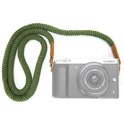 MegaGear Tracolla o tracolla unisex in vera pelle per fotocamera SLR, DSLR Sierra Series in vera pelle (confezione da 1) MegaGear Tracolla o tracolla unisex in vera pelle per fotocamera SLR, DSLR Sierra Series in vera pelle (confezione da 1)