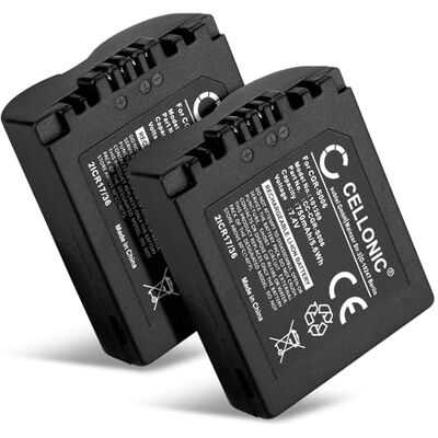 CELLONIC 2x Batteria compatibile con Leica D-LUX 2, 3, 4, V-LUX 1, BP-DC5 CELLONIC 2x Batteria compatibile con Leica D-LUX 2, 3, 4, V-LUX 1, BP-DC5