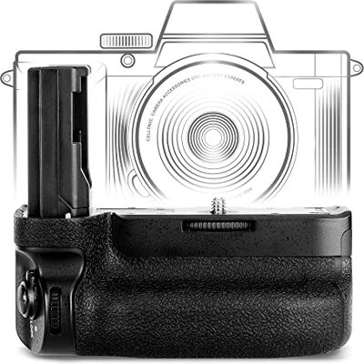 CELLONIC Impugnatura Batteria Compatibile con Sony VG-C3EM Per NP-FZ100 Batterie, Impugnatura verticale progettata per un comfort di ripresa prolungato per Sony VG-C3EM CELLONIC Impugnatura Batteria Compatibile con Sony VG-C3EM Per NP-FZ100 Batterie, Impugnatura verticale progettata per un comfort di ripresa prolungato per Sony VG-C3EM