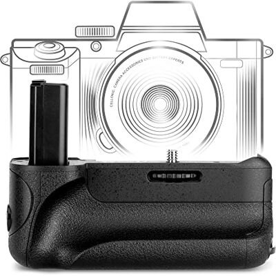 CELLONIC Impugnatura Batteria Compatibile con Sony ILCE-6000 (α6000), BG-3D Per NP-FW50 Batterie, Impugnatura verticale progettata per un comfort di ripresa prolungato per Sony ILCE-6000 (α6000) CELLONIC Impugnatura Batteria Compatibile con Sony ILCE-6000 (α6000), BG-3D Per NP-FW50 Batterie, Impugnatura verticale progettata per un comfort di ripresa prolungato per Sony ILCE-6000 (α6000)