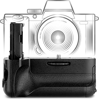 CELLONIC Impugnatura Batteria Compatibile con Sony VG-C2EM Per NP-FW50 Batterie, Impugnatura verticale progettata per un comfort di ripresa prolungato per Sony VG-C2EM CELLONIC Impugnatura Batteria Compatibile con Sony VG-C2EM Per NP-FW50 Batterie, Impugnatura verticale progettata per un comfort di ripresa prolungato per Sony VG-C2EM