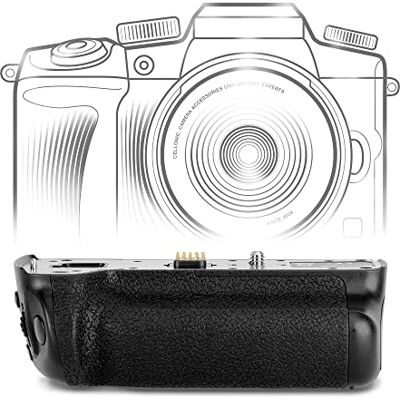 CELLONIC Impugnatura Batteria Compatibile con Panasonic Lumix DMW-BGGH5 Per DMW-BLF19 Batterie, Impugnatura verticale progettata per un comfort di ripresa prolungato per Panasonic Lumix DC-GH5 II CELLONIC Impugnatura Batteria Compatibile con Panasonic Lumix DMW-BGGH5 Per DMW-BLF19 Batterie, Impugnatura verticale progettata per un comfort di ripresa prolungato per Panasonic Lumix DC-GH5 II