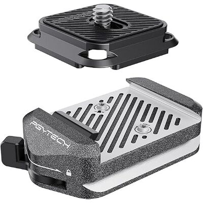 PGYTECH Piastra & Morsetto Arca-Swiss V2 a Rilascio Rapido, con Filettatura 1/4"-3/8" per Sony/Nikon/Fuji/DJI Passaggio tra Treppiedi/Gimbal/Slider/Stabilizzatori (Morsetto + Piastra) PGYTECH Piastra & Morsetto Arca-Swiss V2 a Rilascio Rapido, con Filettatura 1/4"-3/8" per Sony/Nikon/Fuji/DJI Passaggio tra Treppiedi/Gimbal/Slider/Stabilizzatori (Morsetto + Piastra)