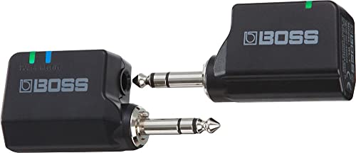 Boss Sistema di strumenti wireless compatto Wl 20, sistemi wireless plug and play per chitarra, basso e altri strumenti elettronici, simulazione del tono via cavo integrata