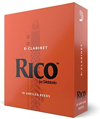 D'Addario Rico by  Ance per clarinetto in Mib, durezza 2; confezione da 10