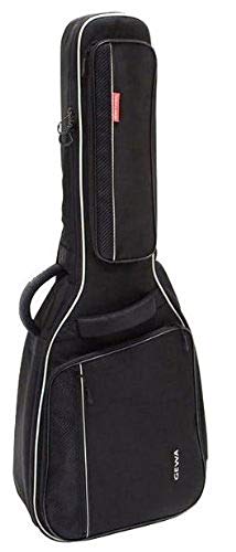 Gewa Guitar Gig Bag Premium 20mm per chitarra elettrica nera (resistente agli strappi e idrorepellente, Neck Protection System, cinghie da zaino di lusso, ampio scomparto per gli accessori)