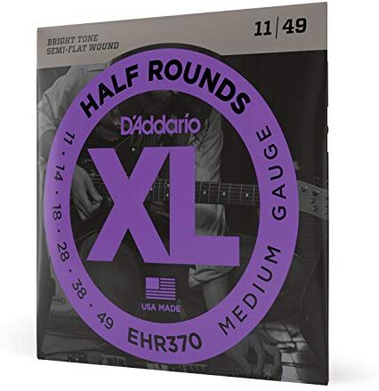 D'Addario Corde in rete semicircolare per chitarra elettrica, 11-49 XL