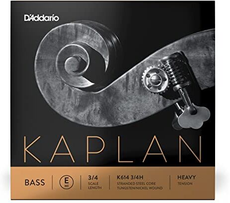 Corda singola MI D'Addario Kaplan per contrabbasso, scala 3/4, tensione forte