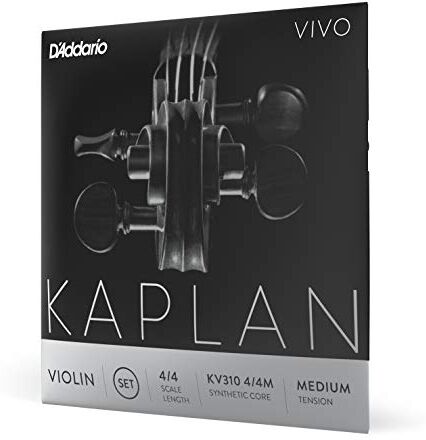 D'Addario D' Addario Kv310 – 4/4H Kaplan vivo corde di violino 4/4 Hard Tension 4/4 Medium Set