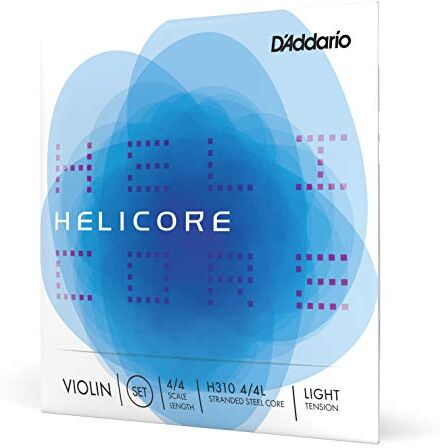 D'Addario Set di corde  Helicore per violino, Scala 4/4, Tensione Bassa, Set completo