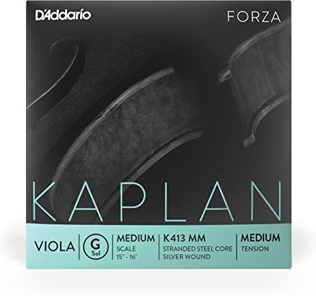 D'Addario Kaplan Viola String Set, Medium Scale, Medium Tension