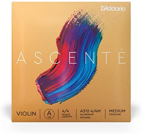 D'Addario Ascenté Corda La per violino, scala 4/4, tensione media