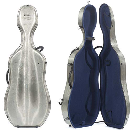 Gewa 343374 Astuccio per Violoncello Idea Titanium Carbon 3.3, Titanio lu