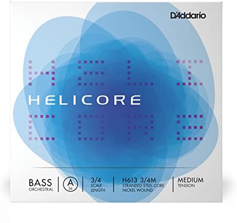 D'Addario Corda singola LA  Helicore Orchestral per contrabbasso, scala 3/4, tensione media