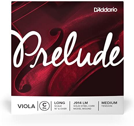 D'Addario Corda Singola Do  Prelude per Viola, Long Scale, Tensione Media