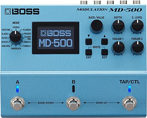 Boss Modulation Pedal, 12 modalità e 28 tipi di modulazione, Suono di qualità da studio con conversione AD/DA a 32-bit