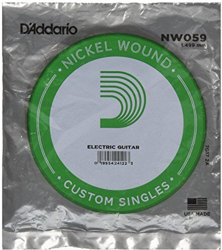 D'Addario Corda Singola   per Chitarra Elettrica, Nickel Wound, 059