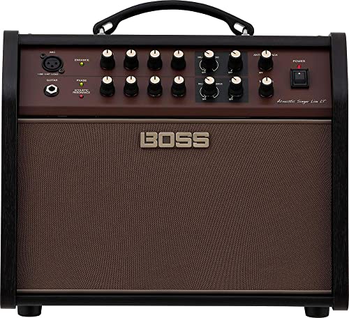 Boss Acoustic Singer Live LT ACS-LIVE LT Amplificatore per Chitarra Acustica e Voce, per chitarra acustica elettrificata e microfono per la voce